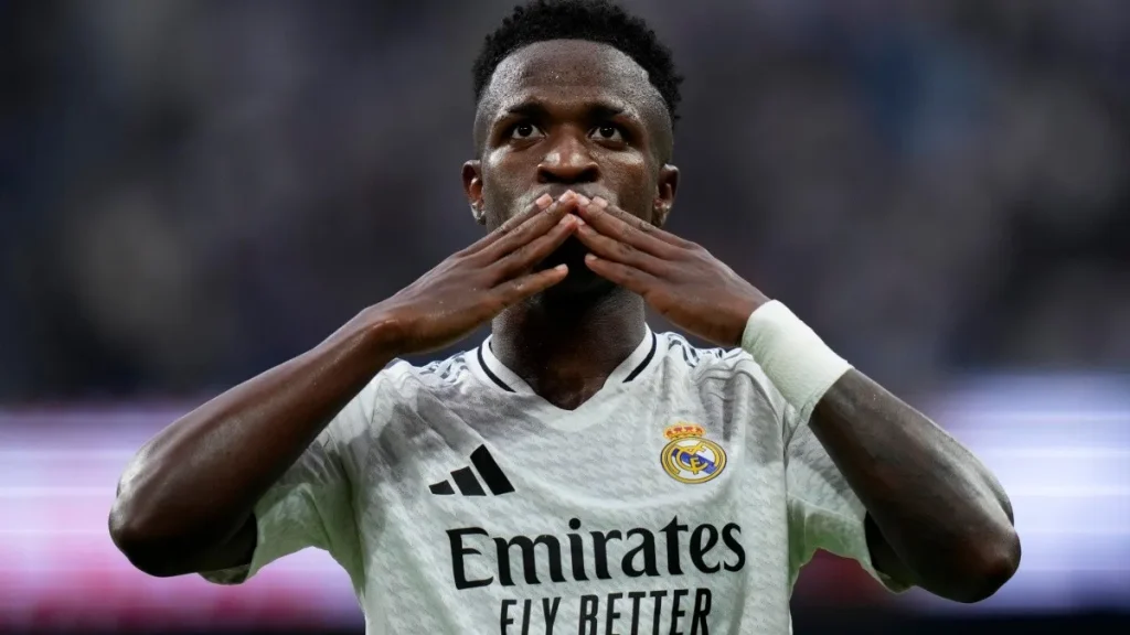 Confira quais são os melhores atacantes do mundo 1 Vinicius Junior em campo pelo Real Madrid
